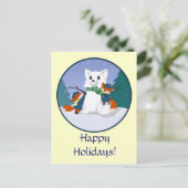 Kitsuneの雪日の郵便はがき シーズンポストカード (スタンド正面)