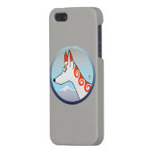 Kitsune (超自然的なキツネ)の電話箱 iPhoneケース (裏面左)