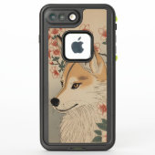 Kitsune & cherry blossom LifeProof iPhoneケース (裏面)