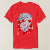 Kitsune Fo Japanese Nine Tailed Fo Magical Creatur Tシャツ (デザイン正面)