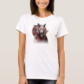 Kitsune Samurai Guardian – Japanese Fox Warrior Tシャツ (正面)