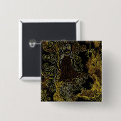 Kitsy la sorcière 缶バッジ (正面&裏面)