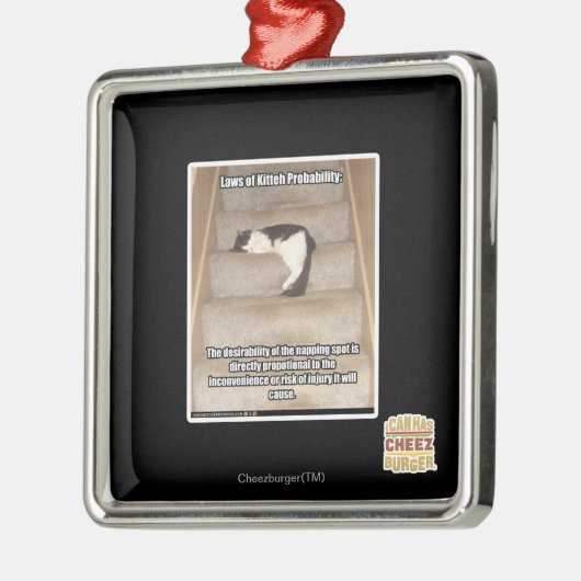 Kittehの確率の法律 メタルオーナメント (左)