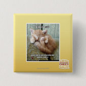 Kittehの規則#231 缶バッジ (正面)