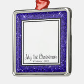 Kittenの第1回クリスマスフォト メタルオーナメント (左)