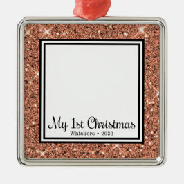 Kittenの第1回クリスマスフォト メタルオーナメント