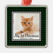 Kittenの第1回クリスマスフォト メタルオーナメント (正面)