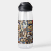 Kittenフォトコラージュ、 ウォーターボトル (背面)