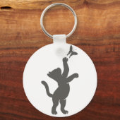 kitten狩りa butterfly – バックカラーを選択 キーホルダー (正面)