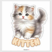 KITTEN -子供部屋シール シール (シート)