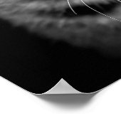 kitten-405331白黒kitten白黒cat c ポスター (角)