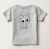 Kitten and  Halloween ベビーTシャツ (裏面)
