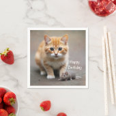 Kitten and Mouse  スタンダードカクテルナプキン (インサイチュ)