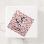 Kitten Ballerina Birthday Party Thank You フェイバータグ (インサイチュ)