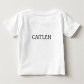 Kitten Birthday Custom T-Shirt Toddler ベビーTシャツ (裏面)
