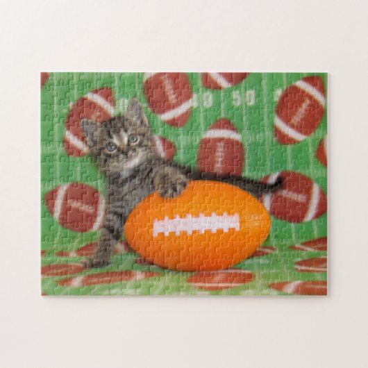 Kitten Bowl – パットン主演!(ネコ/子猫) ジグソーパズル (横)