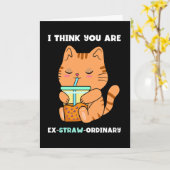 Kitten bubble tea, you're an amazing boba pearl カード (黄色い花)