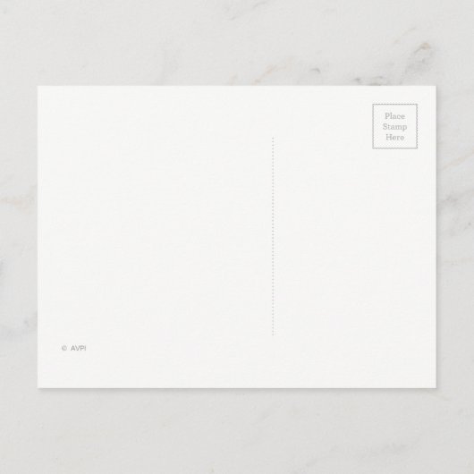 Kitten & Bunny with Rainbow ポストカード (裏面)