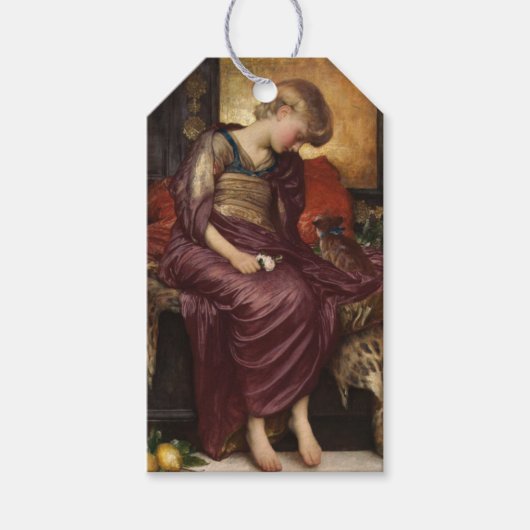 Kitten (by Frederic Leighton) ギフトタグ (正面)