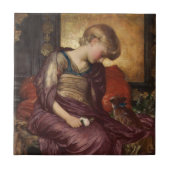 Kitten (by Frederic Leighton) タイル (正面)