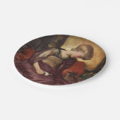 Kitten (by Frederic Leighton) ペーパープレート (アングル)