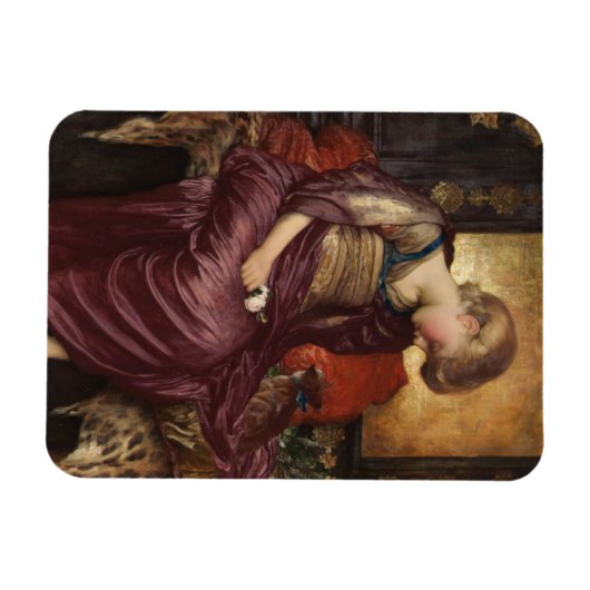 Kitten (by Frederic Leighton) マグネット (横)