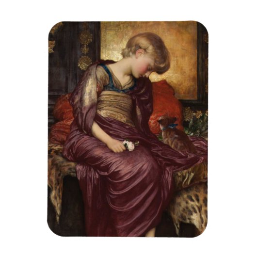 Kitten (by Frederic Leighton) マグネット (縦)