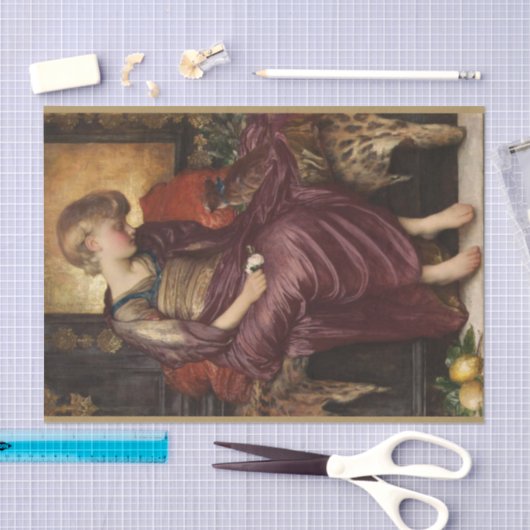 Kitten (by Frederic Leighton) 薄葉紙 (クラフト)