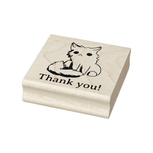 Kitten, Cat, thank you! ラバースタンプ (スタンプ)