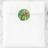 Kitten Circle Shapeスタンプ ラウンドシール (バッグ)