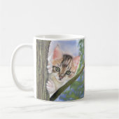 Kitten coffee or tea mug コーヒーマグカップ (左)