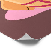 Kitten copper cats panorama picture ポスター (角)