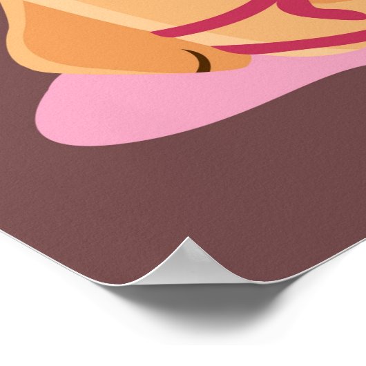 Kitten copper cats panorama picture ポスター (角)