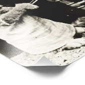 Kitten & Doll at Water Well フォトプリント (角)