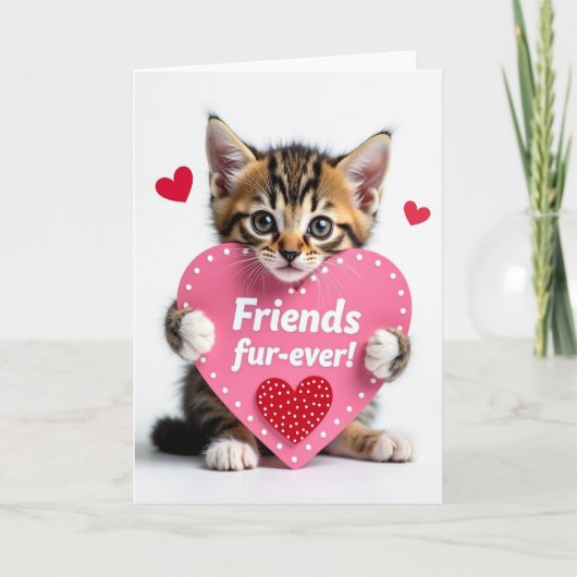 Kitten Heart Fur Ever Friends Card カード (正面)