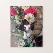 Kitten in a Basket ジグソーパズル (縦)