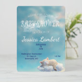 Kitten In The Cloudsベビーシャワー招待状 招待状 (スタンド正面)