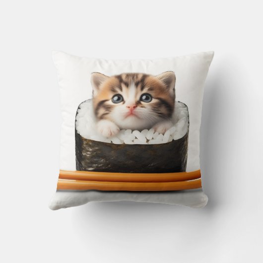kitten in the sushi クッション (裏面)