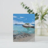 Kitten Island，サウスポート，メイン州，グリーティングカード カード (スタンド正面)