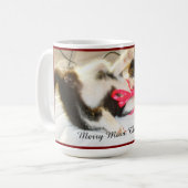 Kitten Keepsake Photo Text, Snowflake, Customize, コーヒーマグカップ (正面左)