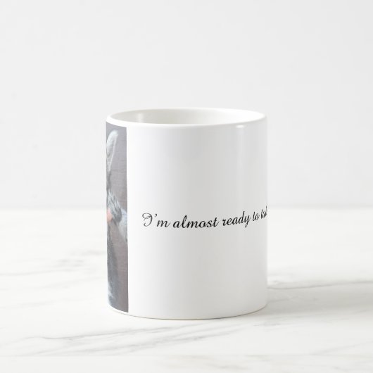 Kitten Mug, Procrastinator Mug, Funny Mug コーヒーマグカップ (中央)