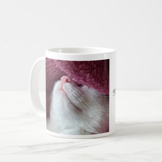 Kitten Mug, Romantic Mug コーヒーマグカップ (正面左)