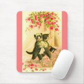 kitten newlyweds print マウスパッド (マウス)