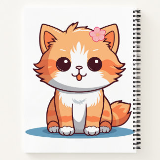 Kitten Notebook Gift – Kitten Aesthetic Design ノートブック