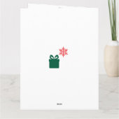 Kitten Orange Photo Text Customize サンキューカード (裏面)