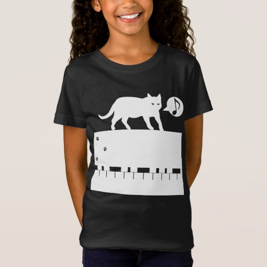 Kitten_Piano Tシャツ (正面)