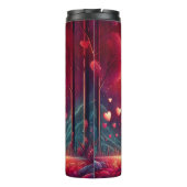 Kitten Silhouette Moonlight Valentine タンブラー (裏面)