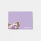 Kitten Stay Pawsitive Sticky Notes ポストイット (正面)