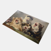 Kitten Symphony by Julius Adam II ドアマット (アングル)