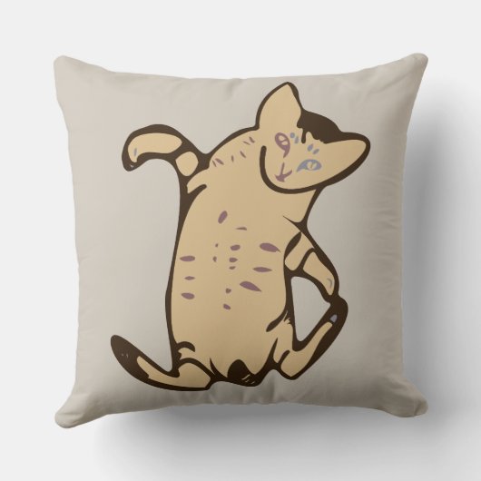 Kitten Throw Pillow クッション (裏面)